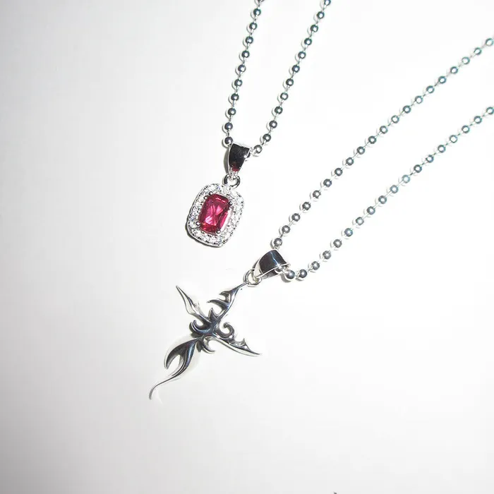 Rimor Jewelry Necklaces SELMA CROSS BALL CHAIN 925 sterling silver Rimor Jewelry Necklaces SELMA CROSS BALL CHAIN 925 sterling silver