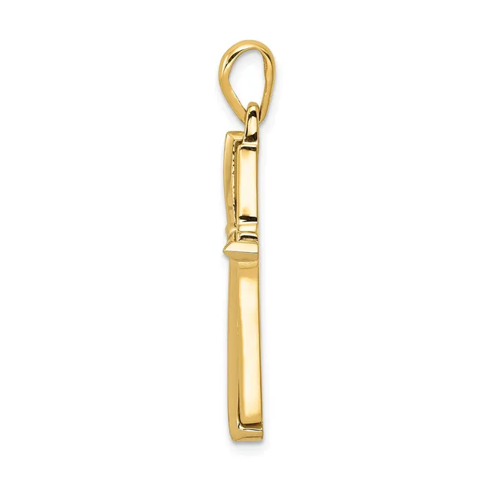 Rings 14k Twotone 18 mm Fancy Cross Pendant 224 grams Qgold Rings 14k Twotone 18 mm Fancy Cross Pendant 224 grams Qgold