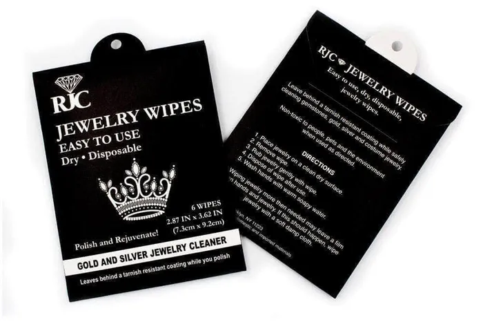 Rings 4000 16520 Jewelry Wipes Gold and Silver Cleaner
