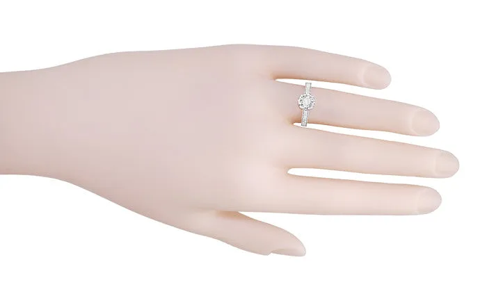 Rings Antique Jewelry Mall Royal Crown 12 Carat Antique Style Engraved Platinum Engagement Ring Setting 55mm Round Mounting Rings Antique Jewelry Mall Royal Crown 12 Carat Antique Style Engraved Platinum Engagement Ring Setting 55mm Round Mounting