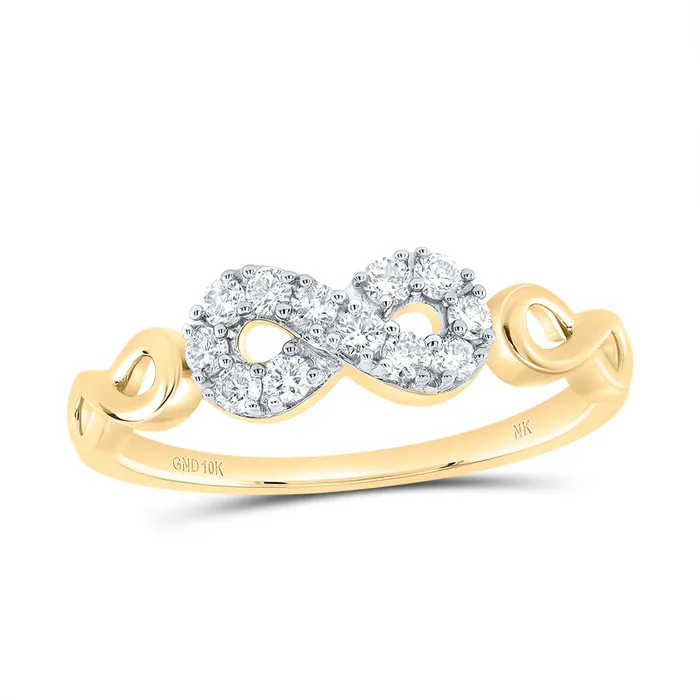 Rings GND 14CtwDia Nk Fashion Infinity Ring 181 grams
