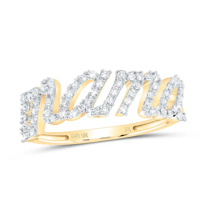 Rings GND 15CtwDia Nk Gift Mama Ring 175 grams