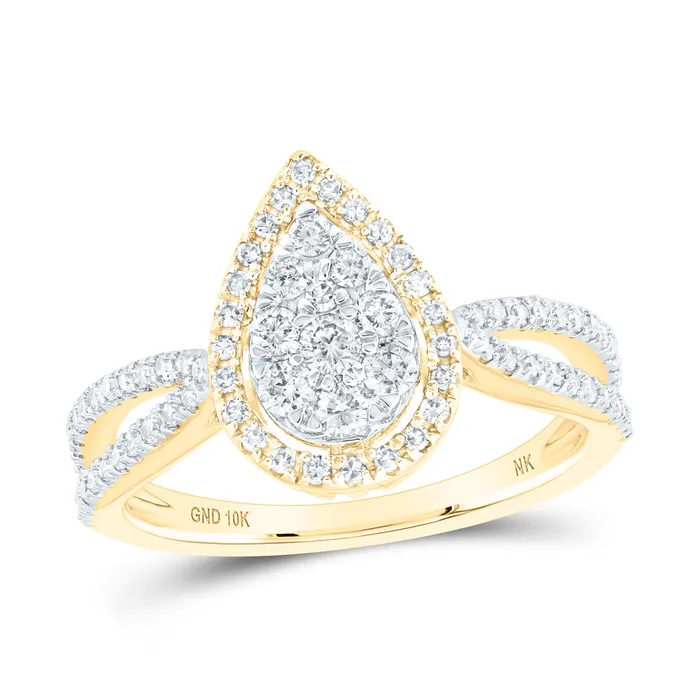 Rings GND 10Kt Yellow Gold 12CtwDia Nk Fashion Ring 376 grams