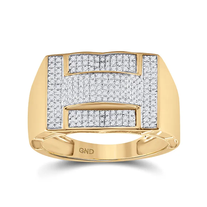 Rings GND Gold Cluster Ring 12 Cttw Round Natural Diamond Mens 508 grams Rings GND Gold Cluster Ring 12 Cttw Round Natural Diamond Mens 508 grams