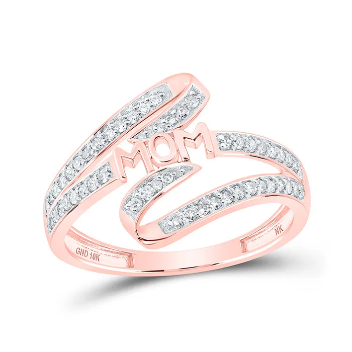Rings Gold Mom Ring 14 Cttw Round Natural Diamond Womens 175 grams GND Rings Gold Mom Ring 14 Cttw Round Natural Diamond Womens 175 grams GND