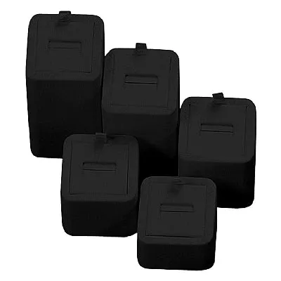 Rings Noblepack CA Leatherette Set 5 Ring Towers