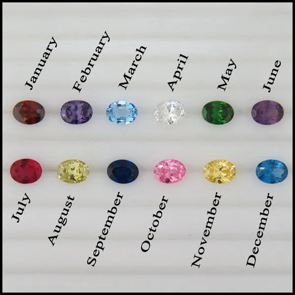 Rings Oval Birthstone Knot Ring in Silver Walker Metalsmiths