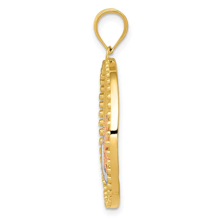 Rings Qgold 14k Twotone 24 mm Dragonfly Pendant 185 grams Rings Qgold 14k Twotone 24 mm Dragonfly Pendant 185 grams
