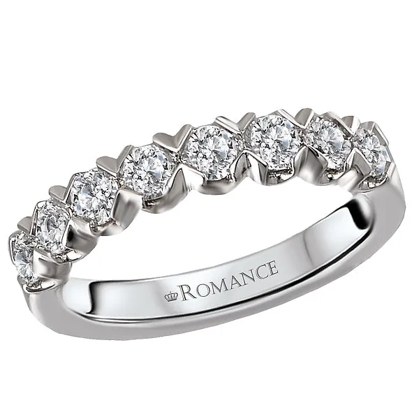 Rings Romance 14K White Gold Romance Collection Wedding Band