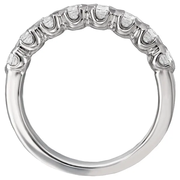Rings Romance 14K White Gold Romance Collection Wedding Band Rings Romance 14K White Gold Romance Collection Wedding Band