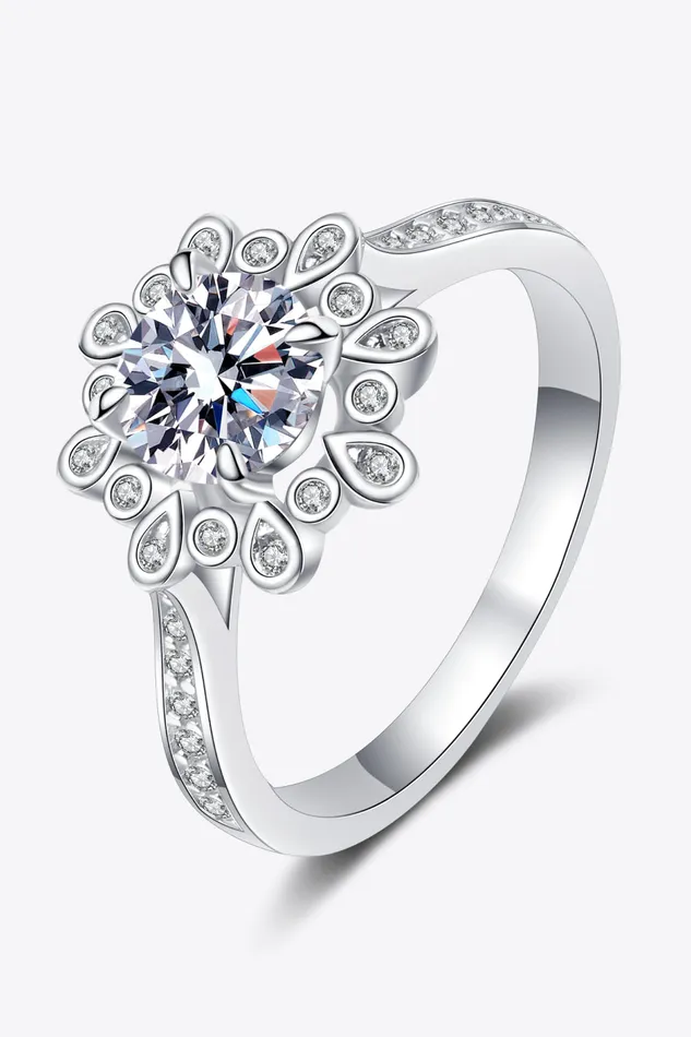 Rings Trendsi Cant Stop Your Shine 925 Sterling Silver Moissanite Ring