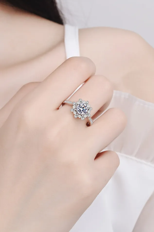 Rings Trendsi Cant Stop Your Shine 925 Sterling Silver Moissanite Ring