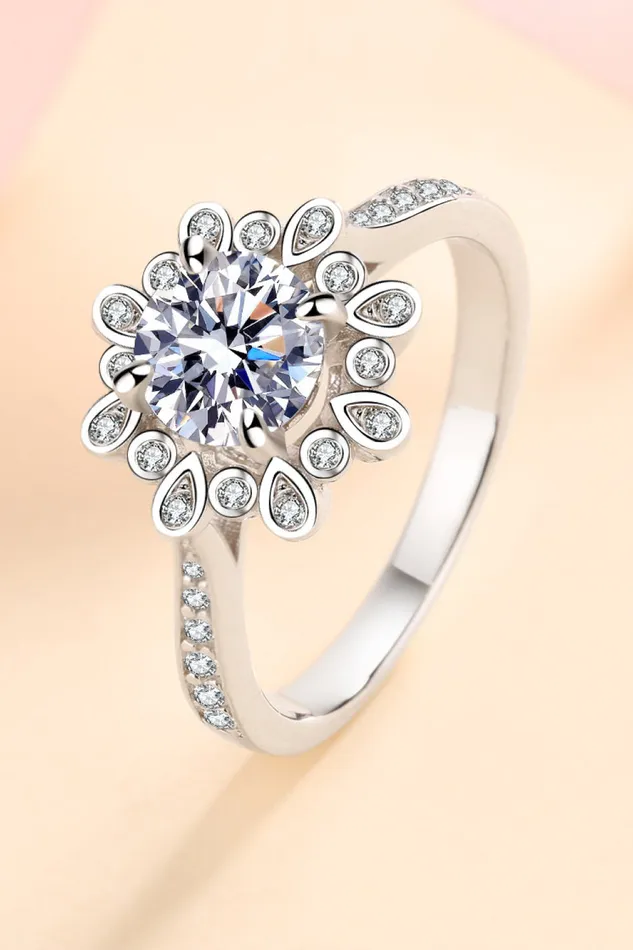 Rings Trendsi Cant Stop Your Shine 925 Sterling Silver Moissanite Ring