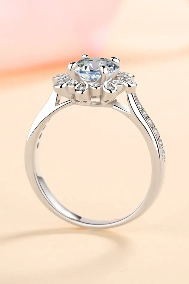 Rings Trendsi Cant Stop Your Shine 925 Sterling Silver Moissanite Ring