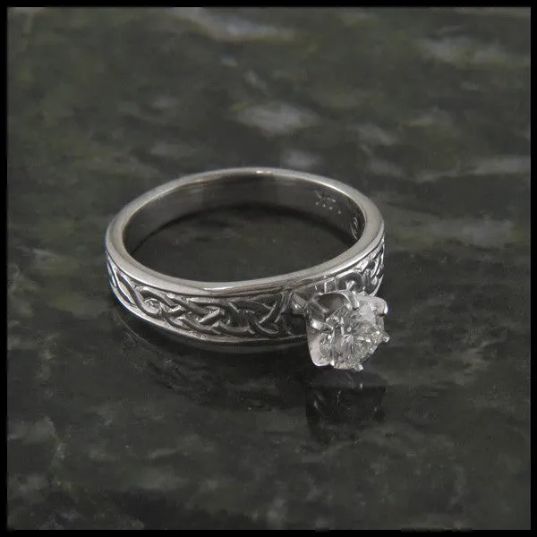 Rings Walker Metalsmiths Tapered Knot Diamond Ring