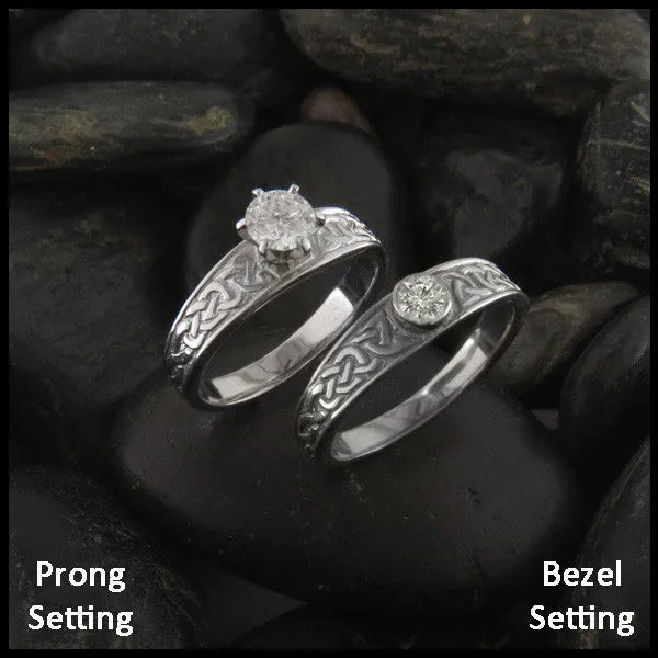Rings Walker Metalsmiths Tapered Knot Diamond Ring