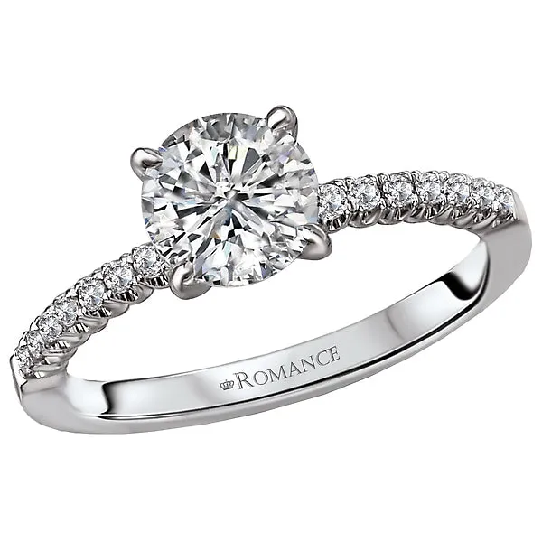 Romance Rings 14K White Gold Peg Head SemiMount Romance Collection Wedding Ring Romance Rings 14K White Gold Peg Head SemiMount Romance Collection Wedding Ring