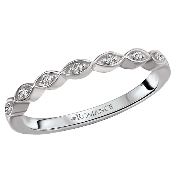 Romance Rings 14K White Gold Romance Collection Wedding Band