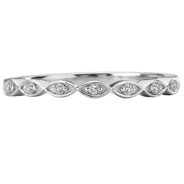 Romance Rings 14K White Gold Romance Collection Wedding Band Romance Rings 14K White Gold Romance Collection Wedding Band