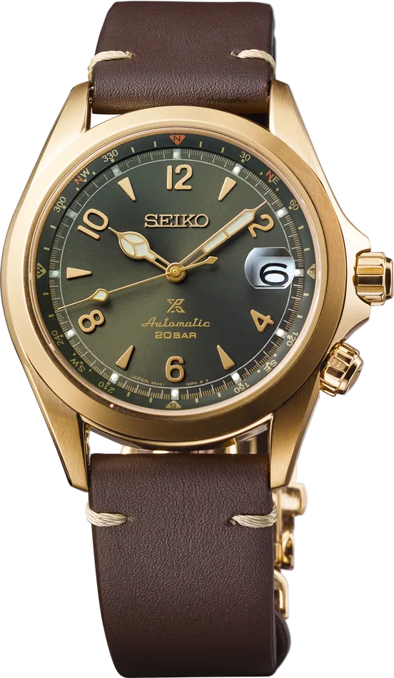 seikosale Watches Seiko SPB210 Prospex Green Dial Alpinist Watch