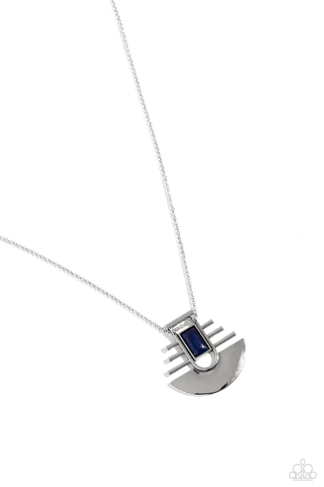 Soulful Serenity Blue Stone Silver Pendant Long Necklace Paparazzi Paparazzi Accessories Necklaces Soulful Serenity Blue Stone Silver Pendant Long Necklace Paparazzi Paparazzi Accessories Necklaces