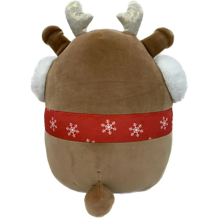 Squishmallows Darla the Reindeer Wearing Red Scarf Ear Muffs 12 2023 Christmas Edition Stuffed Plush walkoffamesports Earrings