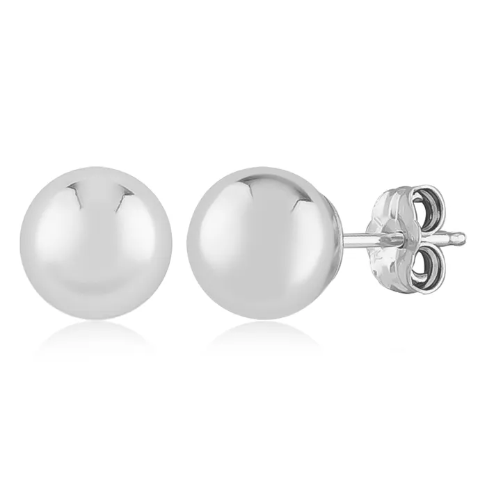 Sterling Silver Ball Studs Carla Nancy B Rings