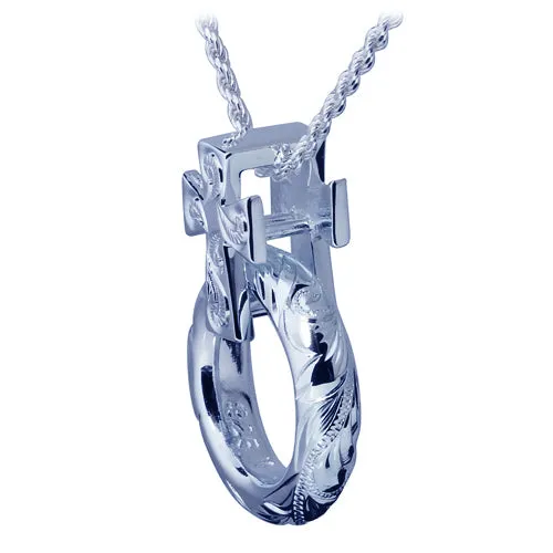 Sterling Silver Scroll CrossRound Circle Pendant Chain Sold Separately Nakoa Necklaces Sterling Silver Scroll CrossRound Circle Pendant Chain Sold Separately Nakoa Necklaces