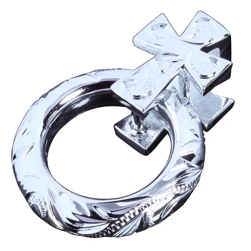 Sterling Silver Scroll CrossRound Circle Pendant Chain Sold Separately Nakoa Necklaces Sterling Silver Scroll CrossRound Circle Pendant Chain Sold Separately Nakoa Necklaces