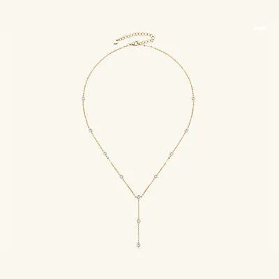 Trendsi Necklaces 11 Carat Moissanite 925 Sterling Silver Necklace