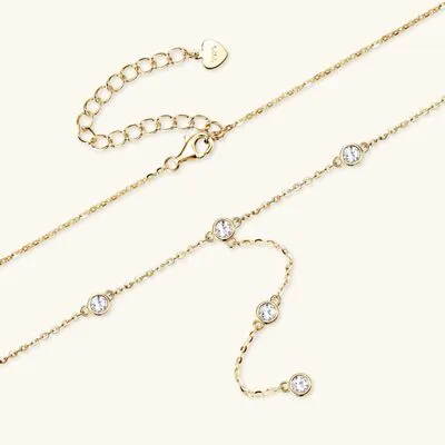Trendsi Necklaces 11 Carat Moissanite 925 Sterling Silver Necklace Trendsi Necklaces 11 Carat Moissanite 925 Sterling Silver Necklace