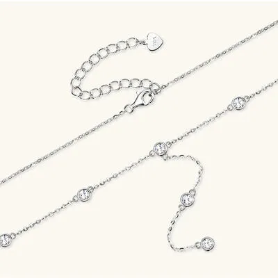 Trendsi Necklaces 11 Carat Moissanite 925 Sterling Silver Necklace Trendsi Necklaces 11 Carat Moissanite 925 Sterling Silver Necklace