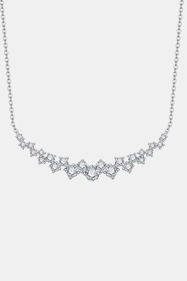Trendsi Necklaces 164 Carat Moissanite 925 Sterling Silver Necklace