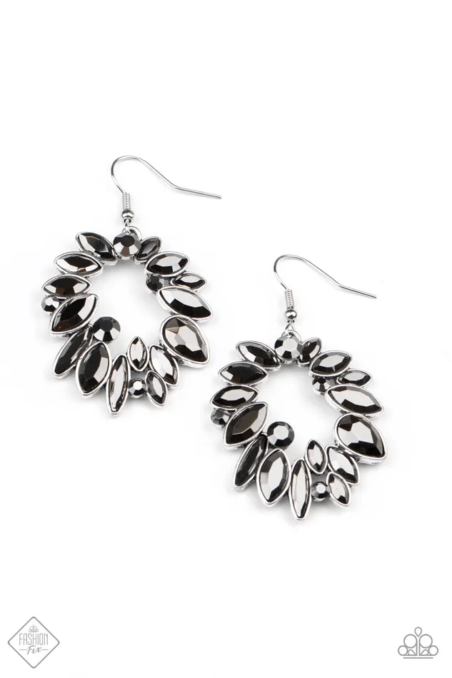 Try as I DYNAMITE Silver and Hematite Earrings Paparazzi Fashion Fix Exclusive October 2020 Paparazzi Accessories Earrings Try as I DYNAMITE Silver and Hematite Earrings Paparazzi Fashion Fix Exclusive October 2020 Paparazzi Accessories Earrings