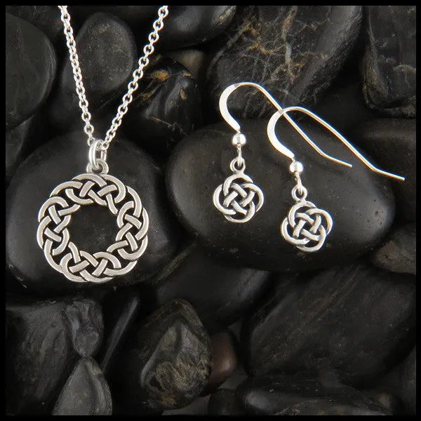 Walker Metalsmiths Earrings Josephines Knot Pendant and Earring Set