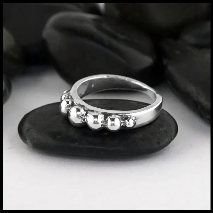 Walker Metalsmiths Rings Bubble Ring in Silver