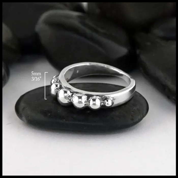 Walker Metalsmiths Rings Bubble Ring in Silver