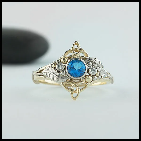 Walker Metalsmiths Rings Kashmir Blue Topaz Ring
