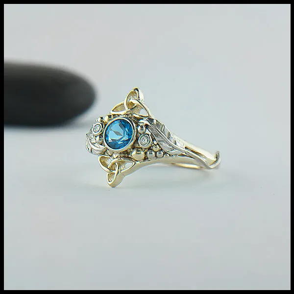 Walker Metalsmiths Rings Kashmir Blue Topaz Ring